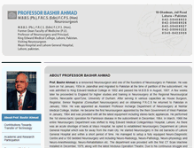 Tablet Screenshot of drbashirahmad.com